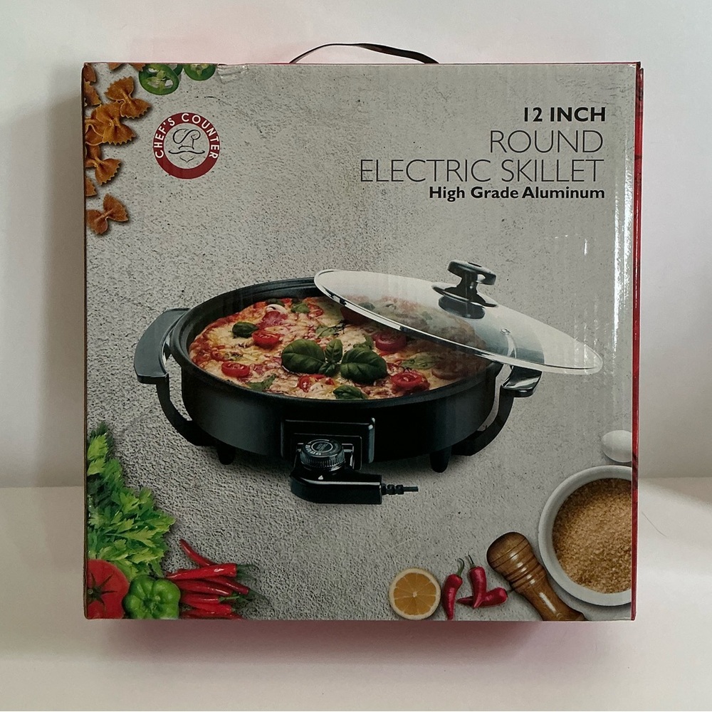 Black Electric Skillet